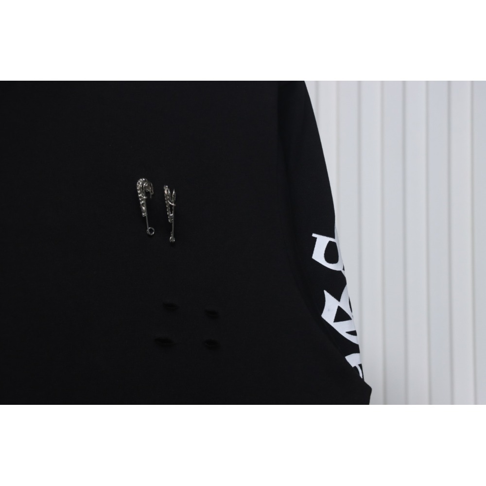 EM Sneakers Chrome Hearts Hardware Accessories Long Sleeve Black