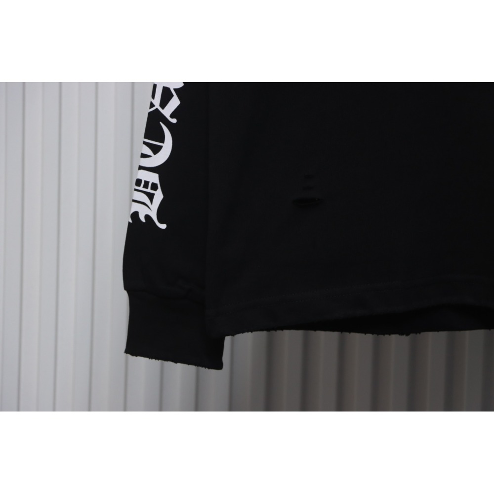 EM Sneakers Chrome Hearts Hardware Accessories Long Sleeve Black