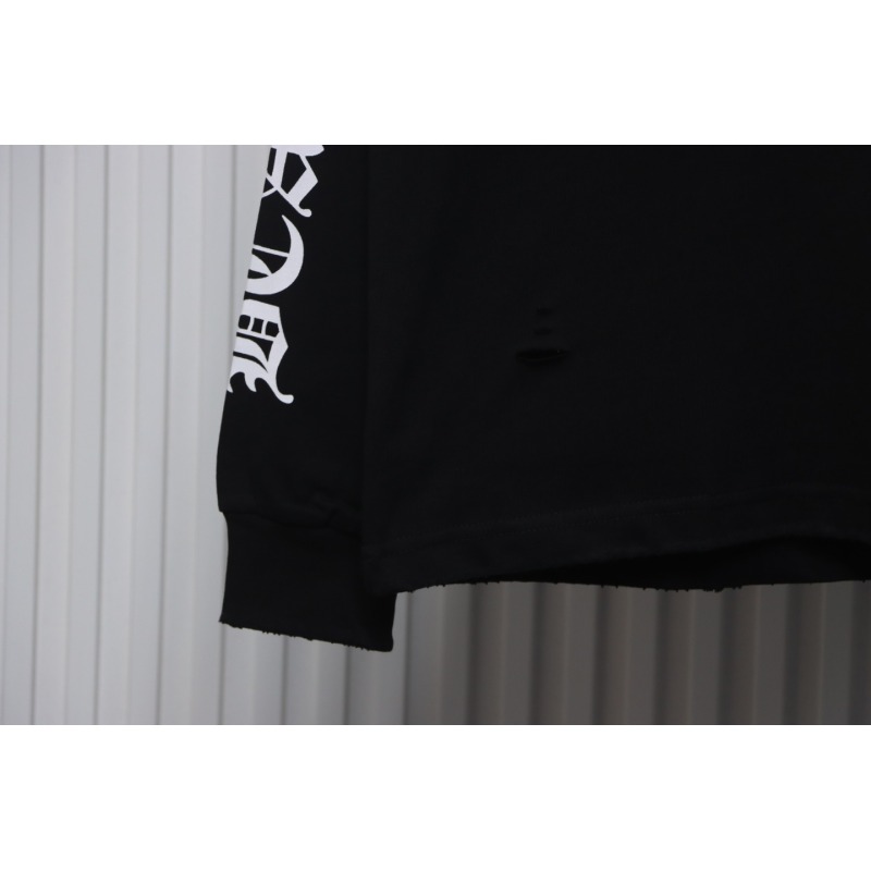 EM Sneakers Chrome Hearts Hardware Accessories Long Sleeve Black