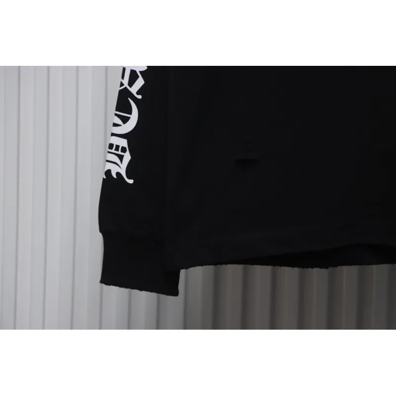 EM Sneakers Chrome Hearts Hardware Accessories Long Sleeve Black