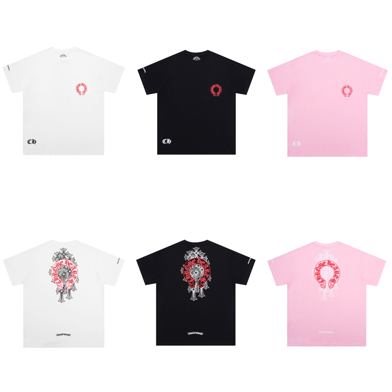 EM Sneakers Chrome Hearts-k6002 White & Black & Pink