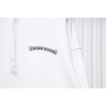 EM Sneakers Chrome Hearts Limited Edition Sanskrit Red Tongue Cross Printed Hoodie White