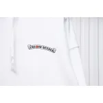EM Sneakers Chrome Hearts Limited Edition Sanskrit Red Tongue Cross Printed Hoodie White