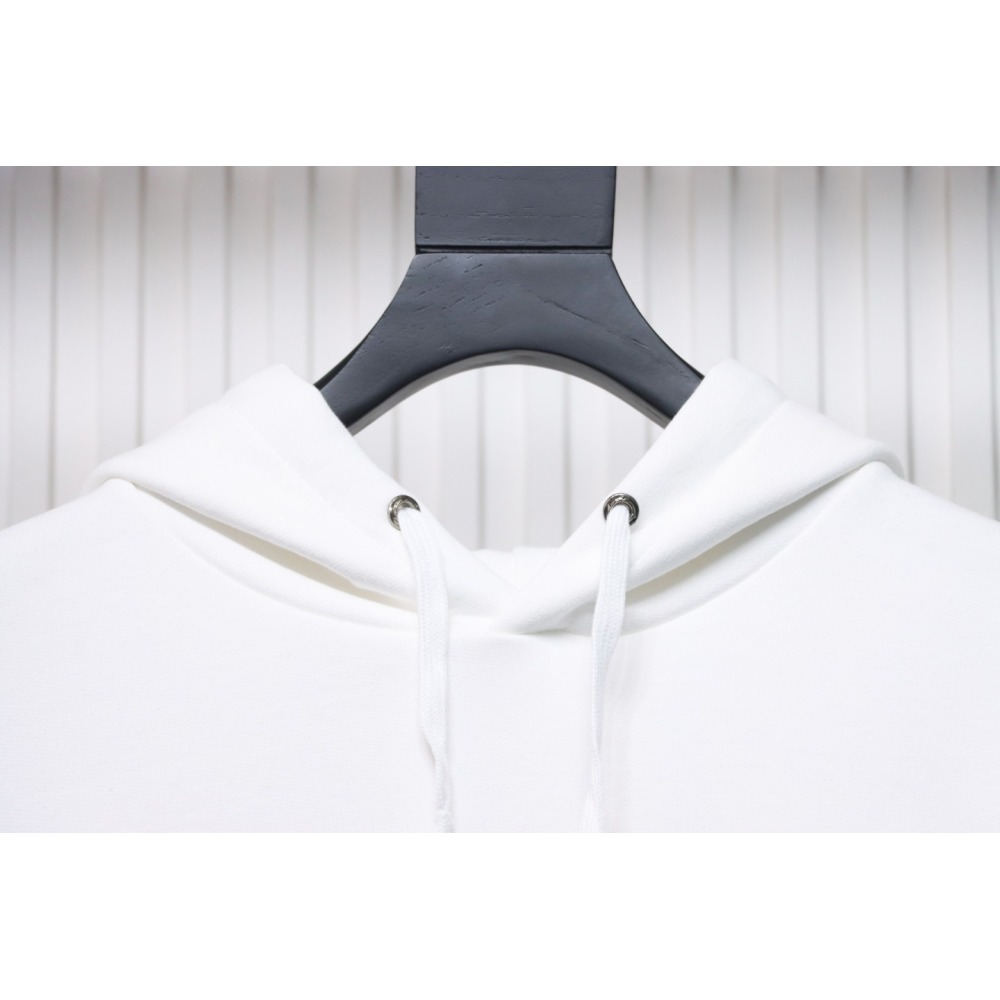 EM Sneakers Chrome Hearts Limited Edition Sanskrit Red Tongue Cross Printed Hoodie White