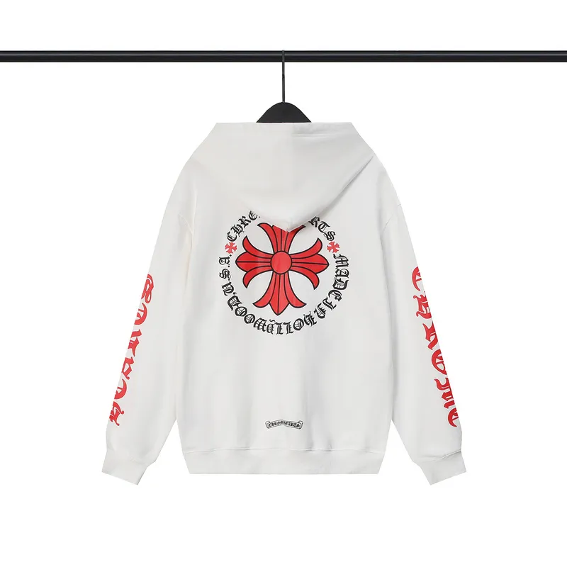 EM Sneakers Chrome Hearts Made In Hollywood Plus Cross Zip Up Hoodie Black & White