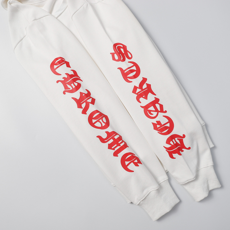 EM Sneakers Chrome Hearts Made In Hollywood Plus Cross Zip Up Hoodie Black & White