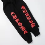 EM Sneakers Chrome Hearts Made In Hollywood Plus Cross Zip Up Hoodie Black & White