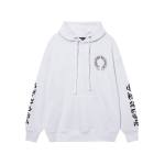 EM Sneakers Chrome Hearts X Matty Boy Horseshoe Pullover Hoodie Black & White