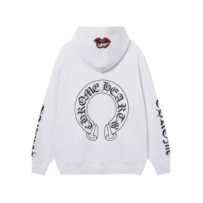 EM Sneakers Chrome Hearts X Matty Boy Horseshoe Pullover Hoodie Black & White