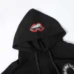EM Sneakers Chrome Hearts X Matty Boy Horseshoe Pullover Hoodie Black & White