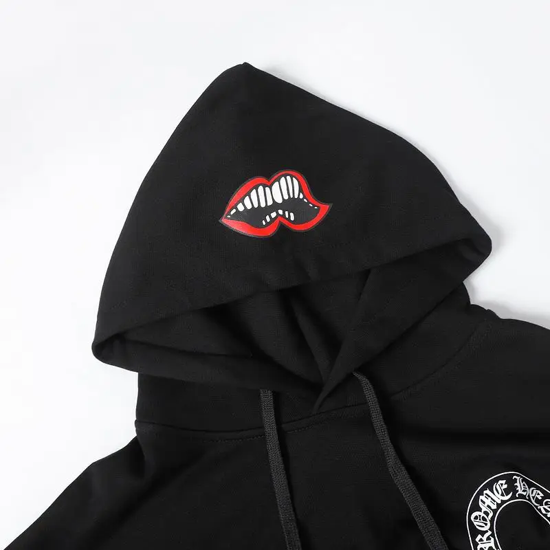 EM Sneakers Chrome Hearts X Matty Boy Horseshoe Pullover Hoodie Black & White