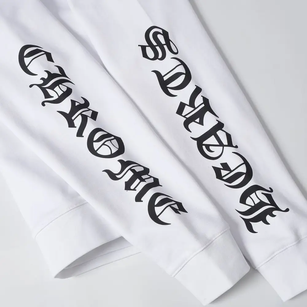 EM Sneakers Chrome Hearts X Matty Boy Horseshoe Pullover Hoodie Black & White