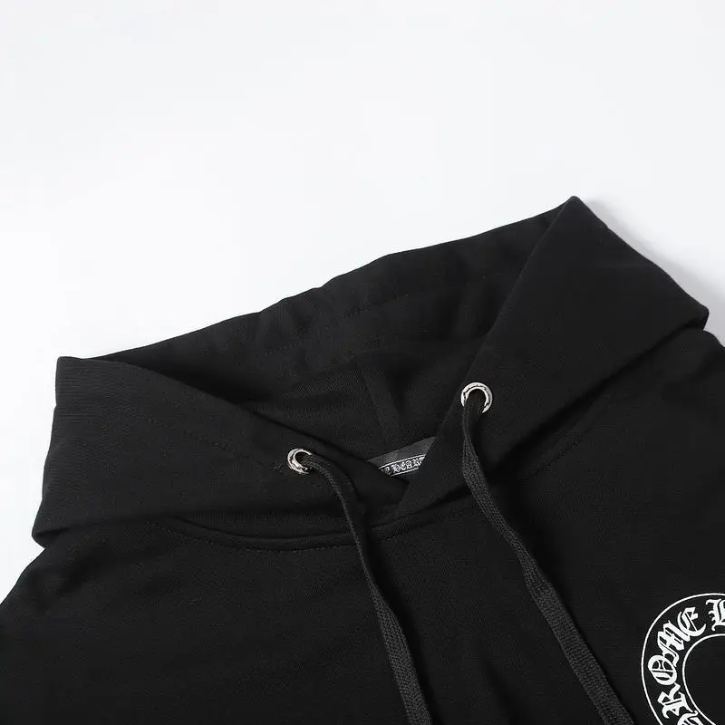 EM Sneakers Chrome Hearts X Matty Boy Horseshoe Pullover Hoodie Black & White