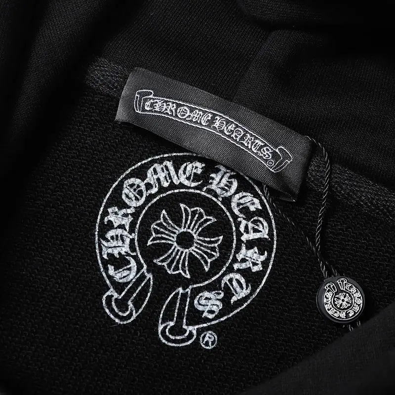 EM Sneakers Chrome Hearts X Matty Boy Horseshoe Pullover Hoodie Black & White