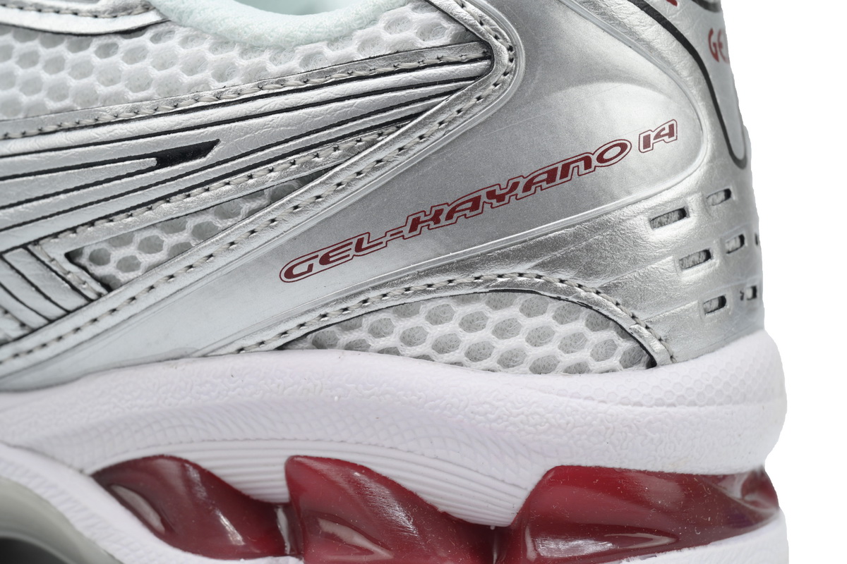 EM Sneakers ASICS Gel Kayano 14 'Pure Silver Red'