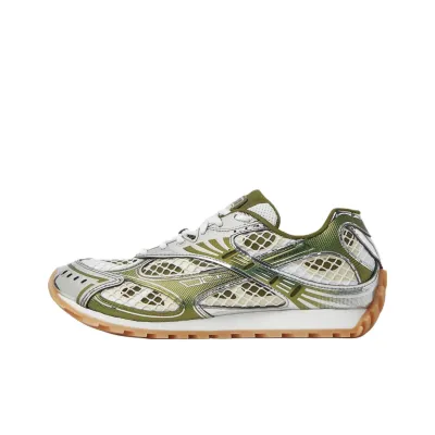 EM Sneakers Bottega Veneta Orbit Olive Green 01
