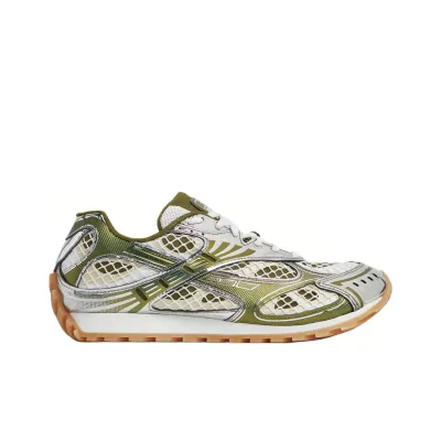 EM Sneakers Bottega Veneta Orbit Olive Green 02