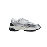 EM Sneakers Chanel Low Top Trainer Silver Black