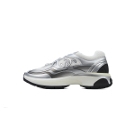 EM Sneakers Chanel Low Top Trainer Silver Black