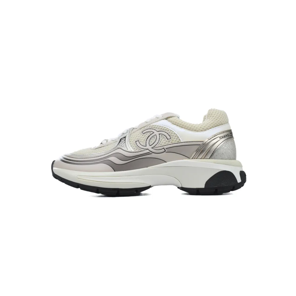 EM Sneakers Chanel Low Top Trainer  Rose Gold