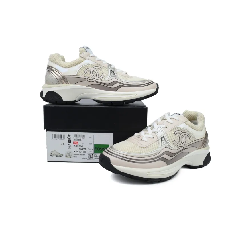 EM Sneakers Chanel Low Top Trainer  Rose Gold