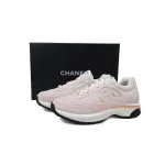 EM Sneakers Chanel Low Top Trainer Pink