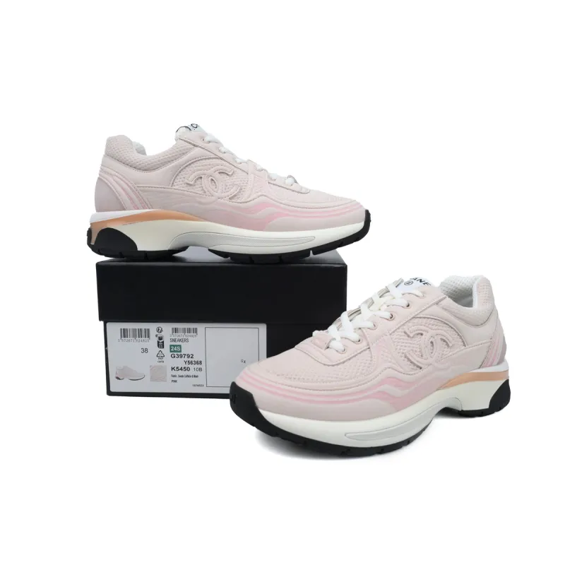 EM Sneakers Chanel Low Top Trainer Pink