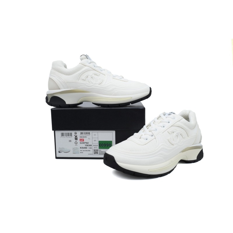 EM Sneakers Chanel Low Top Trainer White