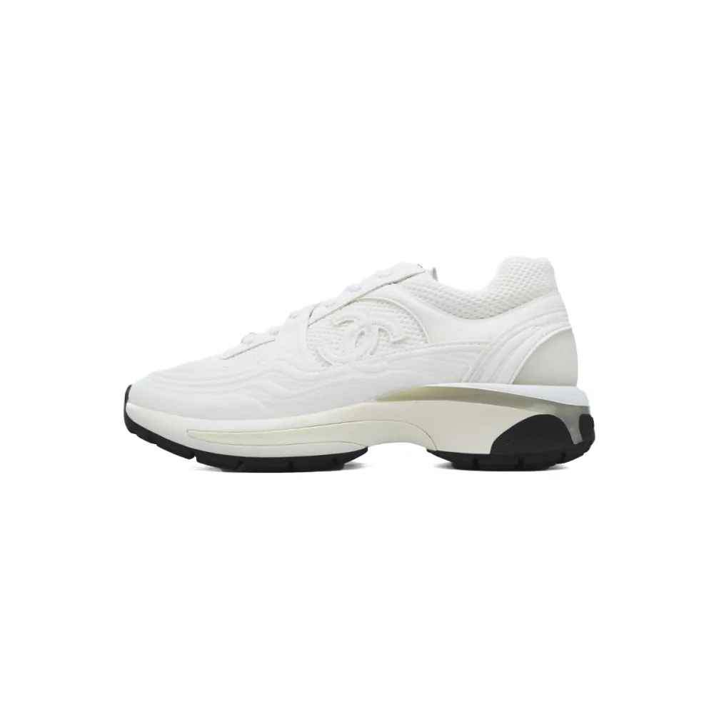 EM Sneakers Chanel Low Top Trainer White
