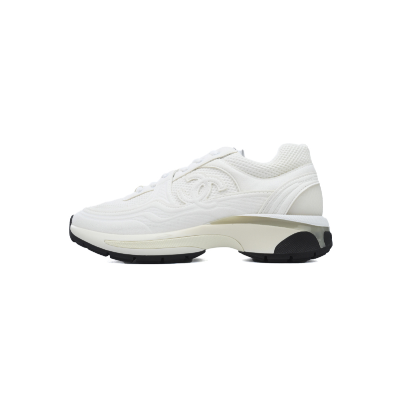 EM Sneakers Chanel Low Top Trainer White