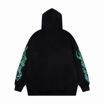 EM Sneakers  Sp5der Classic Hip Hop Logo Print Hoodie 02