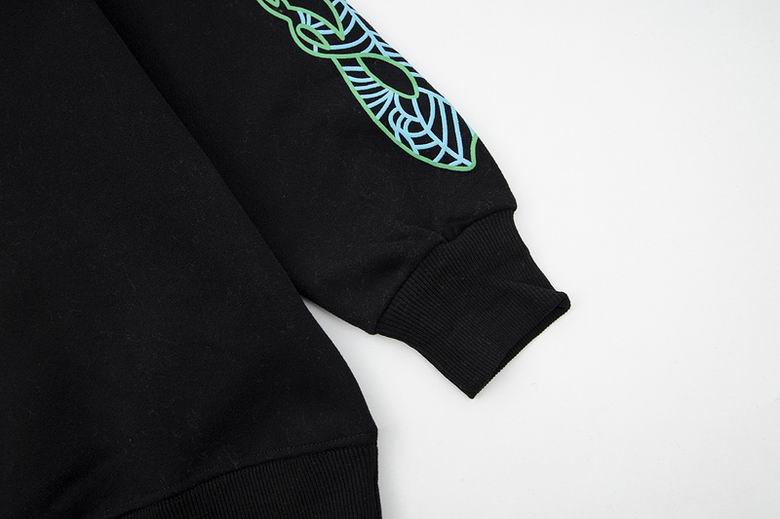 EM Sneakers  Sp5der Classic Hip Hop Logo Print Hoodie