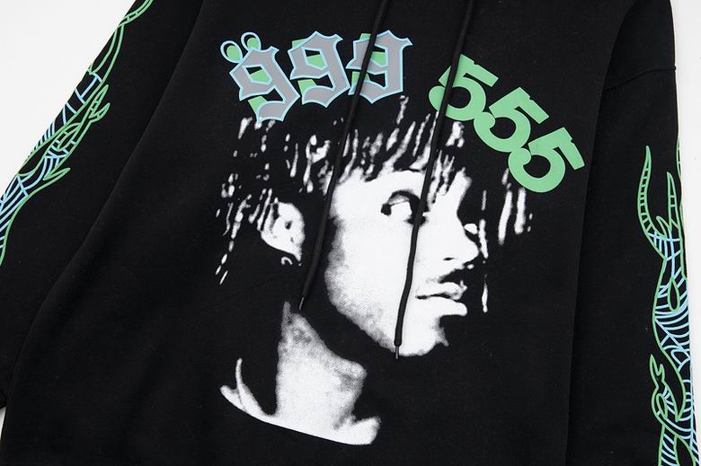 EM Sneakers  Sp5der Classic Hip Hop Logo Print Hoodie