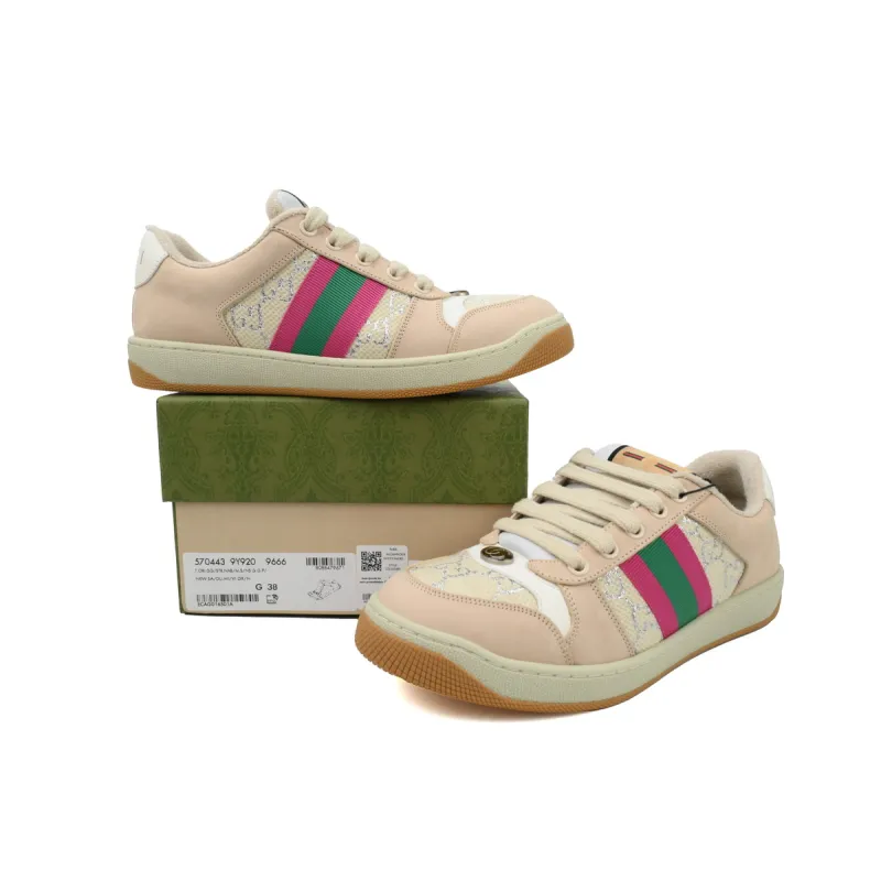 EM Sneakers Gucci Screener Cream Leather