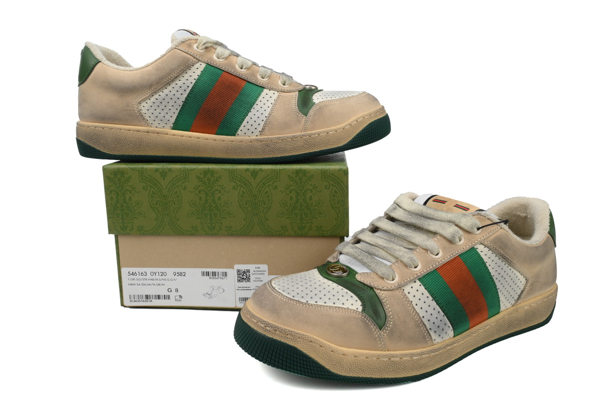 EM Sneakers Gucci Screener Green Orange