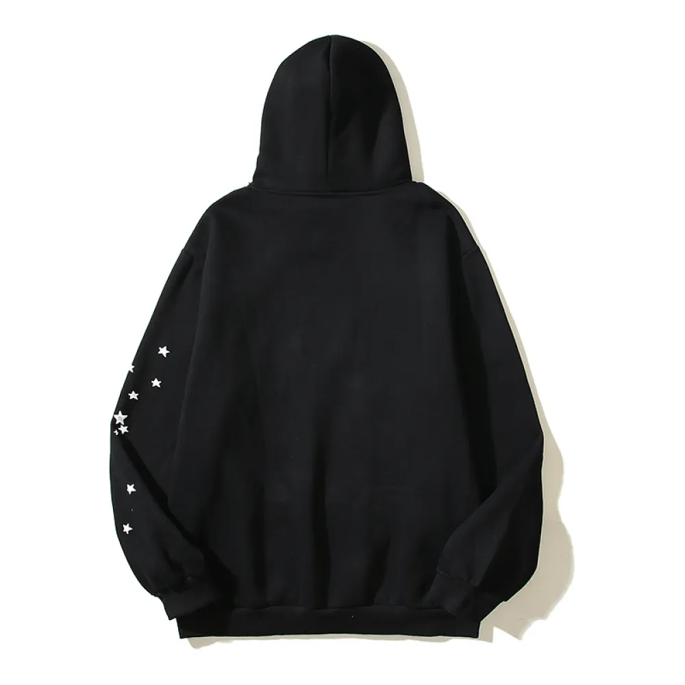 EM Sneakers Sp5der  I Heart SP5 Souvenir Hoodie Black