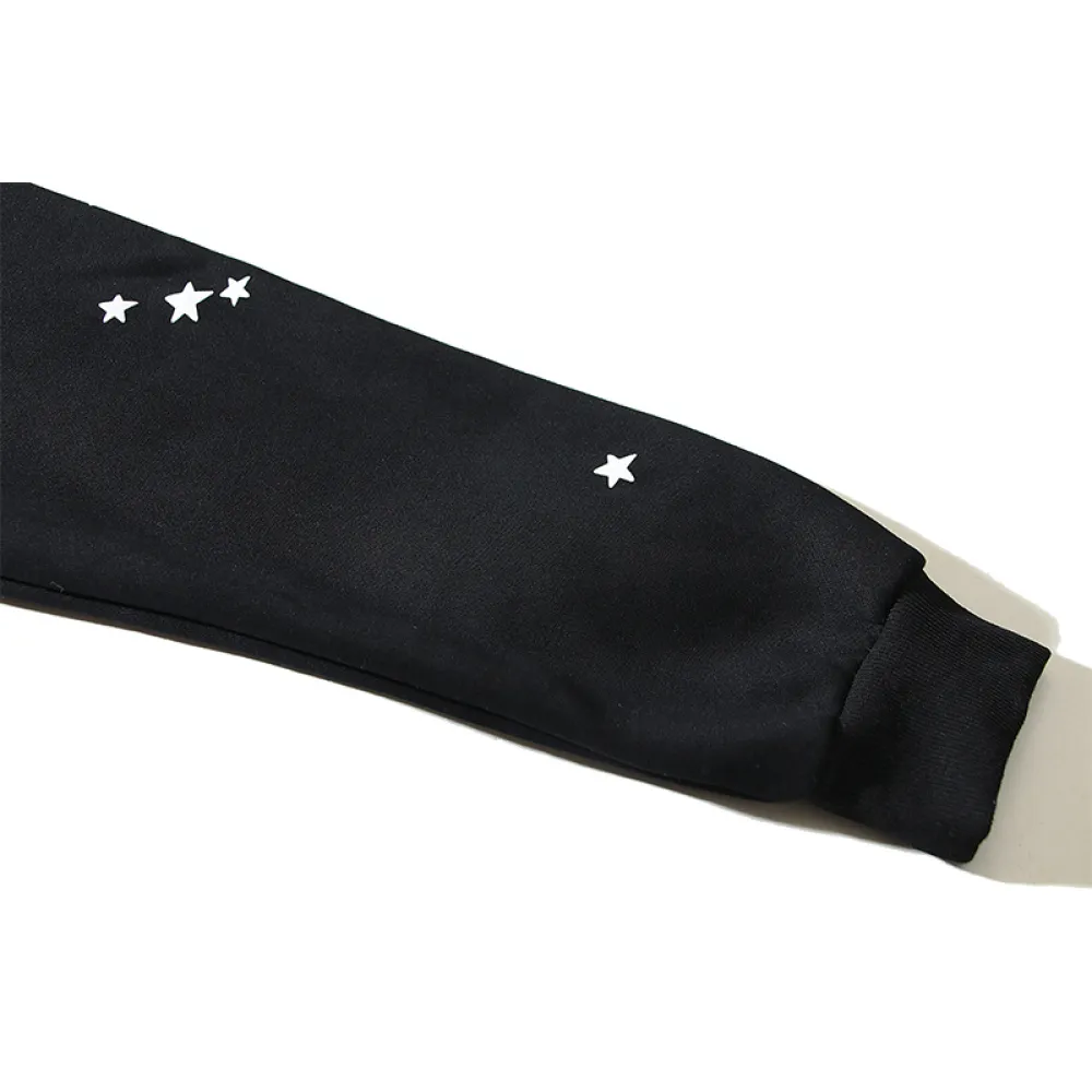 EM Sneakers Sp5der  I Heart SP5 Souvenir Hoodie Black