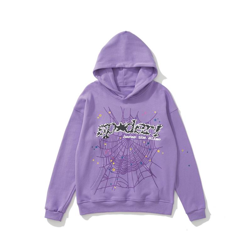 EM Sneakers Sp5der Acai Hoodie Purple