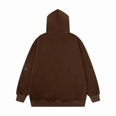 EM Sneakers Sp5der Angel Number Hoodie Brown 02