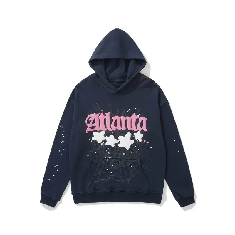 EM Sneakers Sp5der Atlanta Hoodie Navy