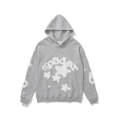 EM Sneakers Sp5der Beluga Hoodie Heather Grey 01
