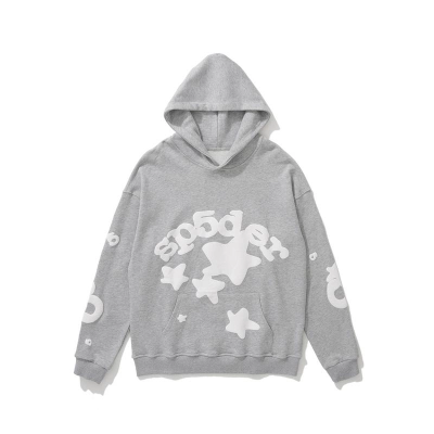 EM Sneakers Sp5der Beluga Hoodie Heather Grey 01