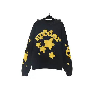 EM Sneakers Sp5der Beluga Hoodie Onyx Yellow 02