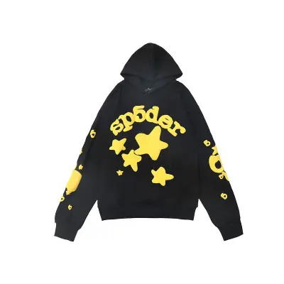 EM Sneakers Sp5der Beluga Hoodie Onyx Yellow 01