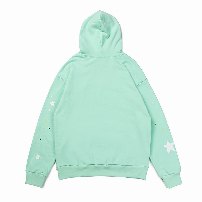 EM Sneakers Sp5der Hoodie YoungThug Web Mint Green