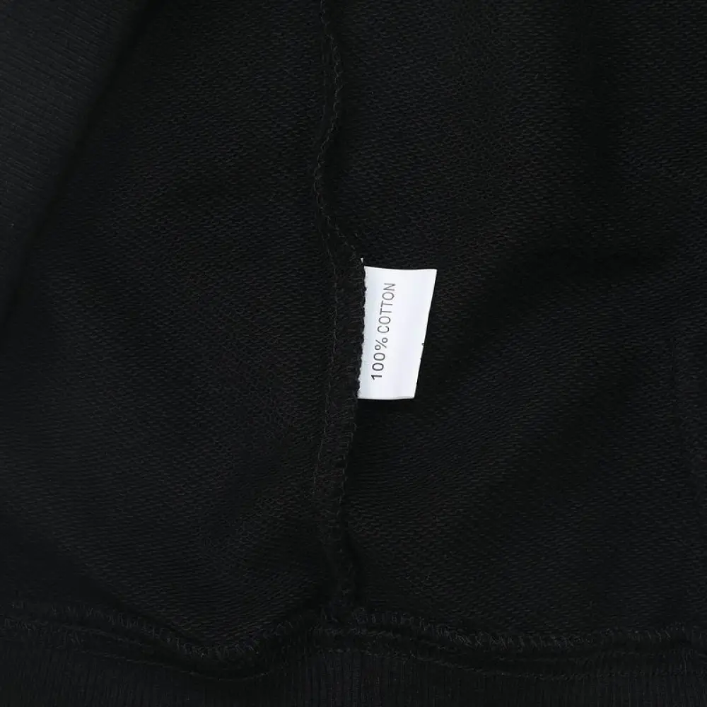 EM Sneakers Sp5der OG Rhinestone Logo Hoodie Black