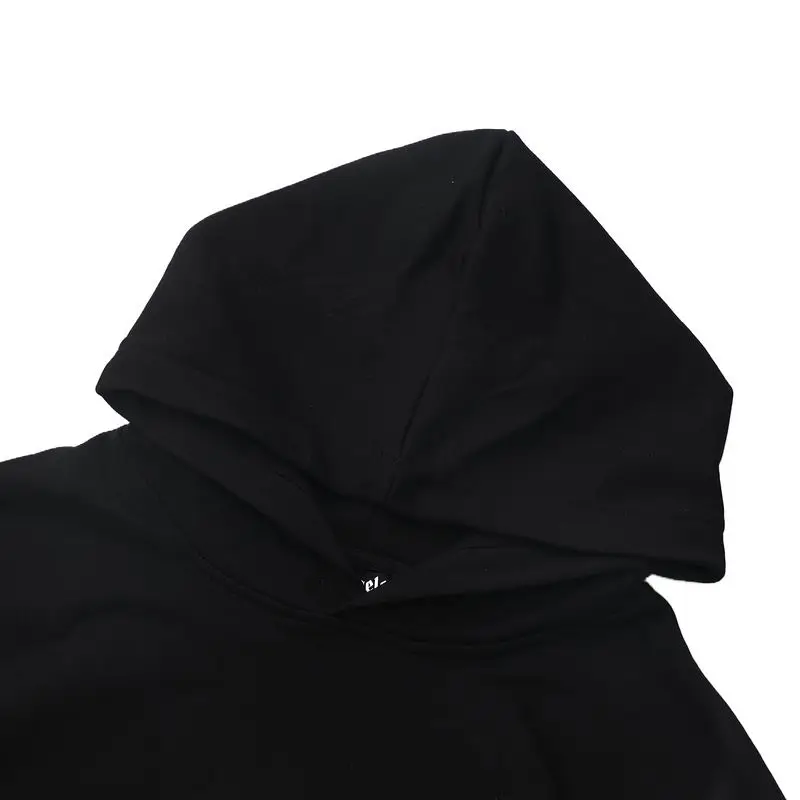 EM Sneakers Sp5der OG Rhinestone Logo Hoodie Black