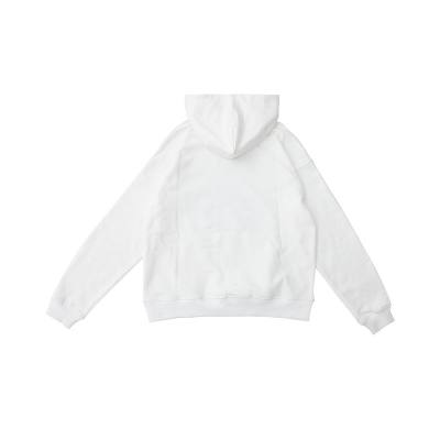 EM Sneakers Sp5der OG Rhinestone Logo Hoodie White 02