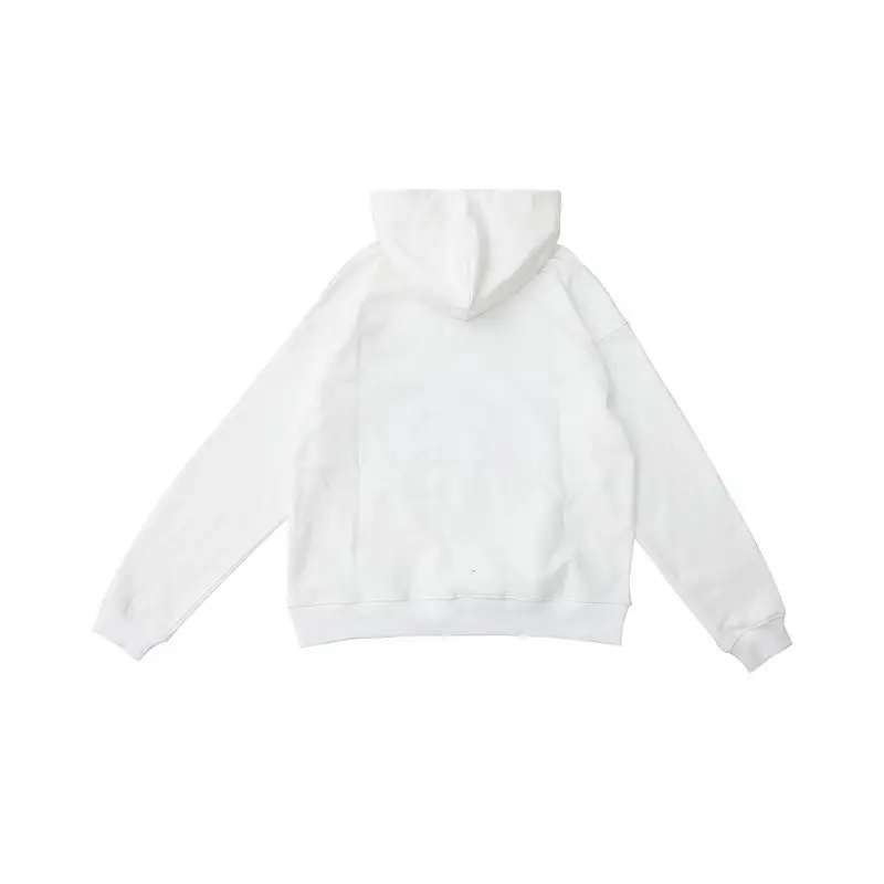 EM Sneakers Sp5der OG Rhinestone Logo Hoodie White