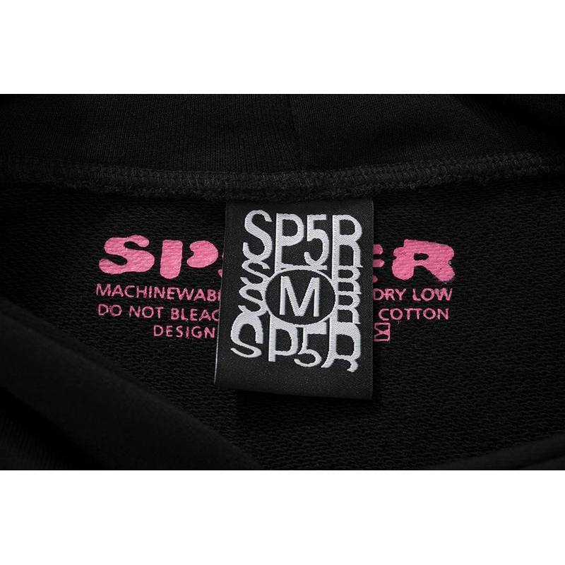 EM Sneakers Sp5der P*NK Hoodie Black